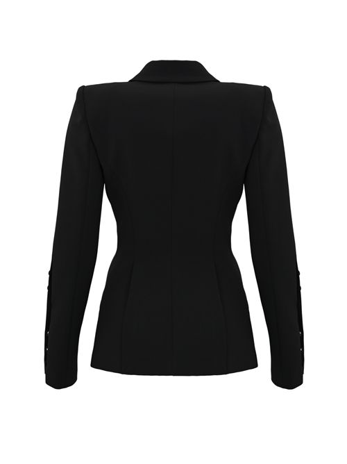Giacca monopetto in crepe leggero Elisabetta Franchi | GI15456E2110